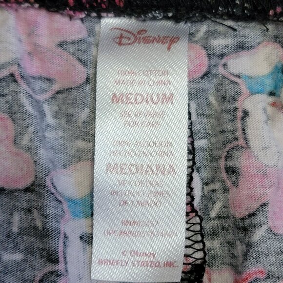 Disney Minnie Mickey‎ Mouse Pajama Shorts Womens Sz M Black Ice Cream Sundae PJs - Picture 4 of 4